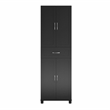 Systembuild Evolution Lory Framed Storage Cabinet with Drawer in Black