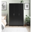 Systembuild Evolution Lory Framed 3 Door Wardrobe in Black