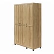 Systembuild Evolution Lory Framed 3 Door Wardrobe in Natural