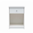 Ameriwood Home Ellwyn Nightstand with Drawer in White