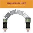Flipper by Ollie & Hutch Flipper 10/20 Gallon Aquarium Stand in Ivory Oak