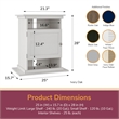Flipper by Ollie & Hutch Flipper 10/20 Gallon Aquarium Stand in Ivory Oak