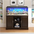 Flipper by Ollie & Hutch Harbor 50 - 75 Gallon Aquarium Stand in Espresso
