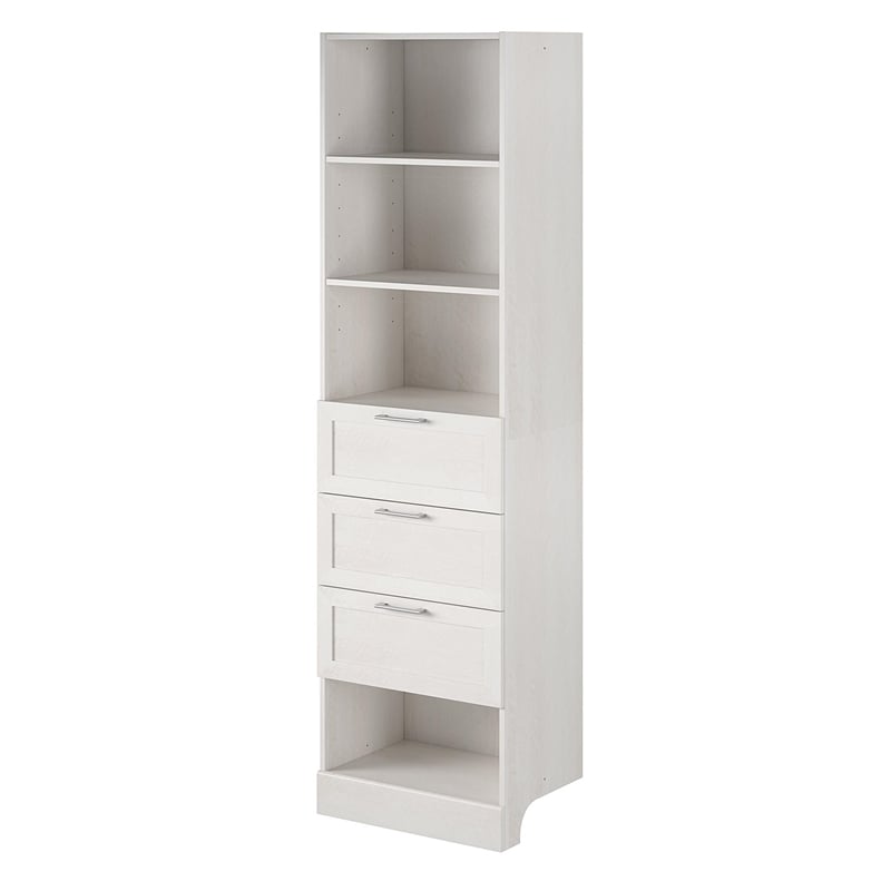 Systembuild Evolution Elba 3 Drawer Modular Closest Unit in Ivory Oak