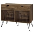 Novogratz Concord Turntable Stand with Drawers in Walnut