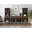 Novogratz Concord Turntable Stand with Drawers in Walnut