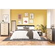 Ameriwood Home Novogratz Kelly 6-Drawer Engineered Wood Dresser in Black Oak