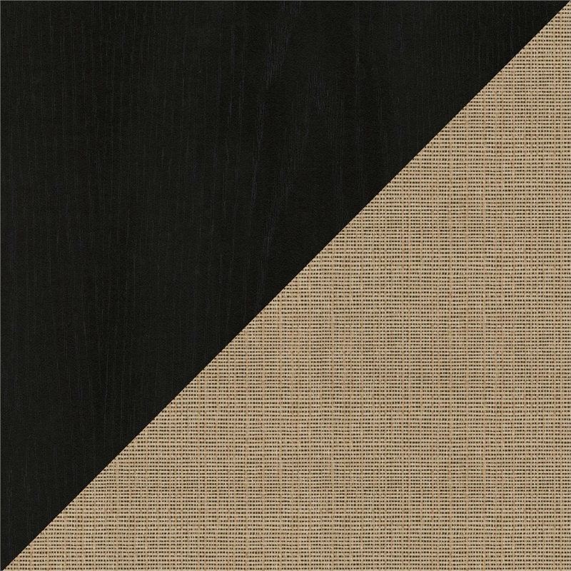 Ameriwood Home Novogratz Kelly 6-Drawer Engineered Wood Dresser in Black Oak