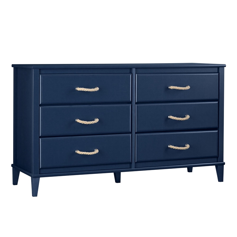 Ameriwood Home Little Seeds Sierra Ridge Mesa Engineered Wood Dresser in Blue