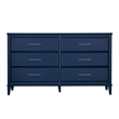 Ameriwood Home Little Seeds Sierra Ridge Mesa Engineered Wood Dresser in Blue