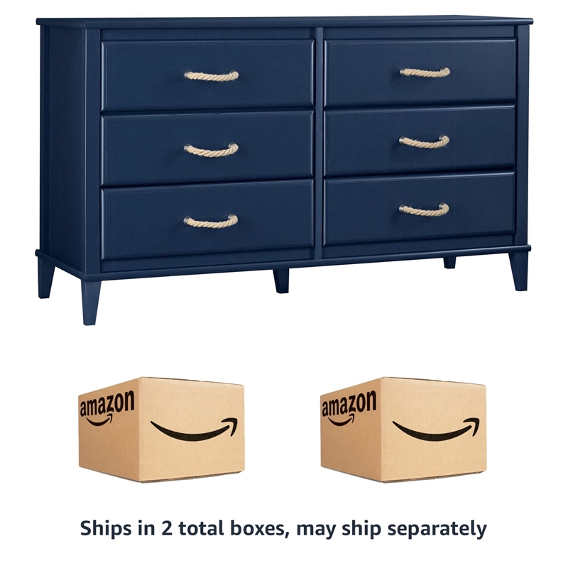 Ameriwood Home Little Seeds Sierra Ridge Mesa Engineered Wood Dresser in Blue