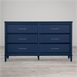 Ameriwood Home Little Seeds Sierra Ridge Mesa Engineered Wood Dresser in Blue