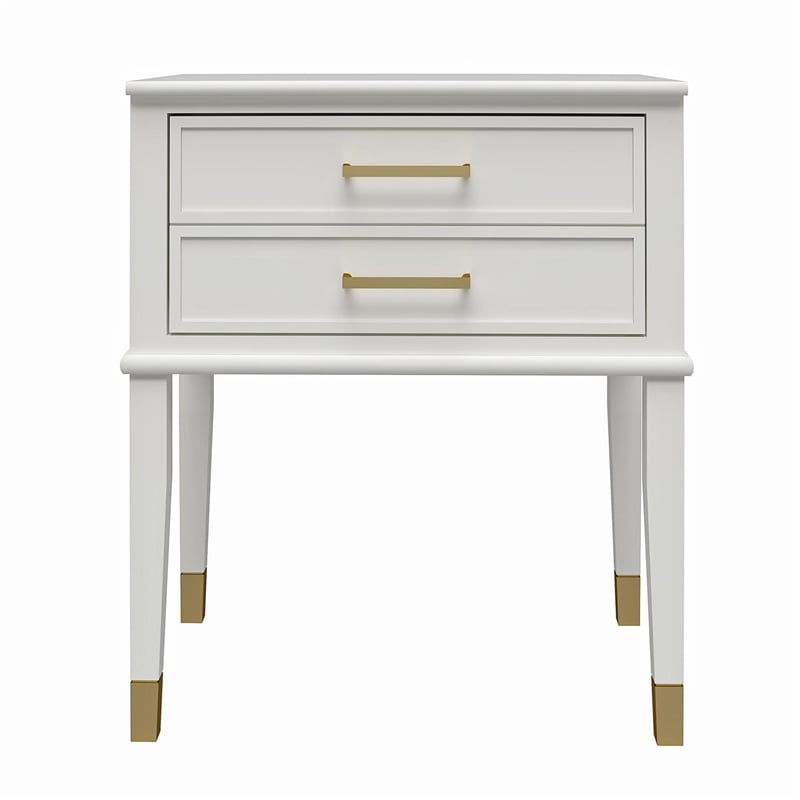 CosmoLiving by Cosmopolitan Westerleigh End Table in White