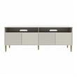 Ameriwood Home Mr. Kate Daphne Engineered Wood TV Console in Gray/Gold