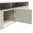 Ameriwood Home Mr. Kate Daphne Engineered Wood TV Console in Gray/Gold