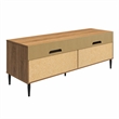 Mr. Kate Daphne TV Console in Walnut and Black