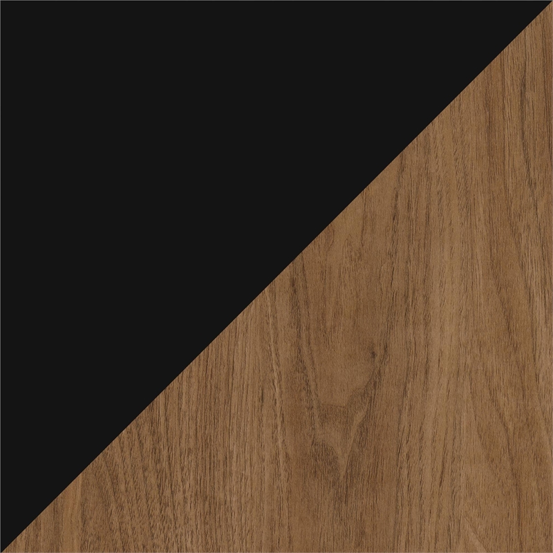 Mr. Kate Daphne TV Console in Walnut and Black