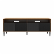 Mr. Kate Daphne TV Console in Walnut and Black