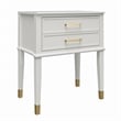 CosmoLiving by Cosmopolitan Westerleigh Engineered Wood End Table in Graphite