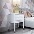 CosmoLiving by Cosmopolitan Westerleigh Engineered Wood End Table in Graphite