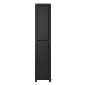 Systembuild Evolution Kendall 16&quot Engineered Wood Utility Storage Cabinet Black