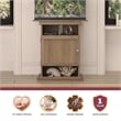 Flipper by Ollie & Hutch 10/20 Gallon Aquarium/Terrarium Stand in Rustic Oak