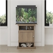 Flipper by Ollie & Hutch 10/20 Gallon Aquarium/Terrarium Stand in Rustic Oak