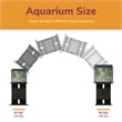 Flipper by Ollie & Hutch 10/20 Gallon Aquarium/Terrarium Stand in Rustic Oak