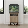 Flipper by Ollie & Hutch 10/20 Gallon Aquarium/Terrarium Stand in Rustic Oak