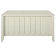 Novogratz Her Majesty Engineered Wood Lift-Top Coffee Table in White