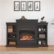 Ameriwood Home Lamont Mantel Fireplace in Black