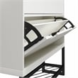 CosmoLiving by Cosmopolitan Brielle Entryway Shoe Storage in White