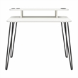 Novogratz Kimberly At Home Engineered Wood Vanity with Hairpin Legs in White