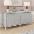 CosmoLiving by Cosmopolitan Selena Engineered Wood Credenza in Rustic White