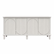 CosmoLiving by Cosmopolitan Selena Engineered Wood Credenza in Rustic White