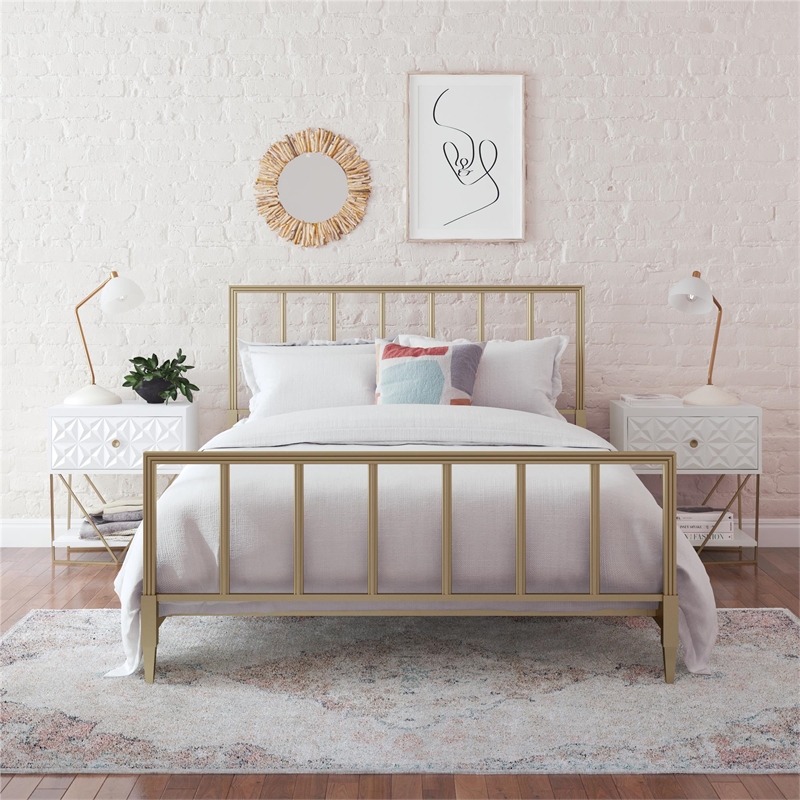 CosmoLiving by Cosmopolitan Blair Engineered Wood Accent Table in White