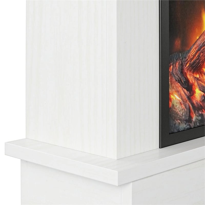 Ellsworth Modern Electric Fireplace with Mantel and 23