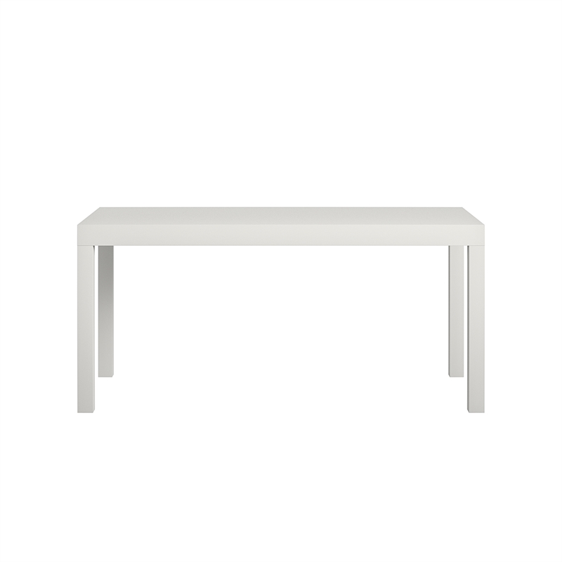 Ameriwood Home Jane PVC Laminated Hollow Core Coffee Table in White