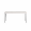 Ameriwood Home Jane PVC Laminated Hollow Core Coffee Table in White