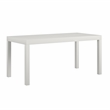 Ameriwood Home Jane PVC Laminated Hollow Core Coffee Table in White