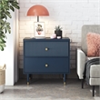CosmoLiving by Cosmopolitan Elizabeth Nightstand in Navy