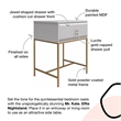 Mr.Kate Effie Nightstand in White