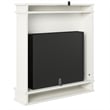 Ameriwood Home Mateo Electric Fireplace w/ Mantel & Touchscreen Display in White