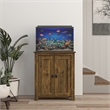 Flipper by Ollie & Hutch 10/20 Gallon Aquarium/Terrarium Stand in Rustic