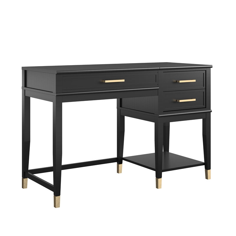 CosmoLiving by Cosmopolitan Westerleigh Lift-Top Computer Desk in Black