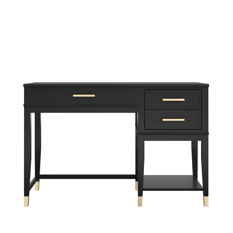 CosmoLiving by Cosmopolitan Westerleigh Lift-Top Computer Desk in Black