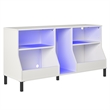 Ntense Falcon Youth Gaming TV Stand w/ ARGB LED Lights in White