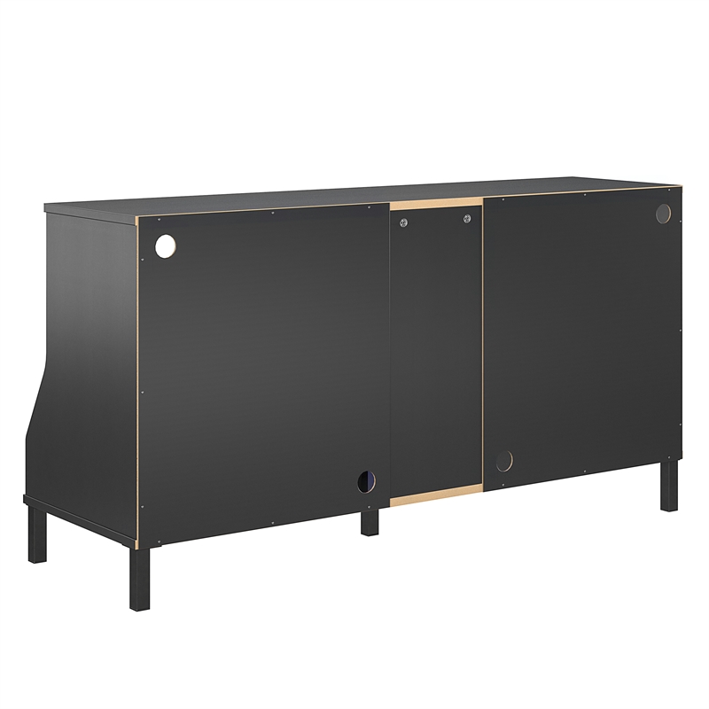 NTense Falcon Youth Gaming TV Stand w/ ARGB LED Lights in Black