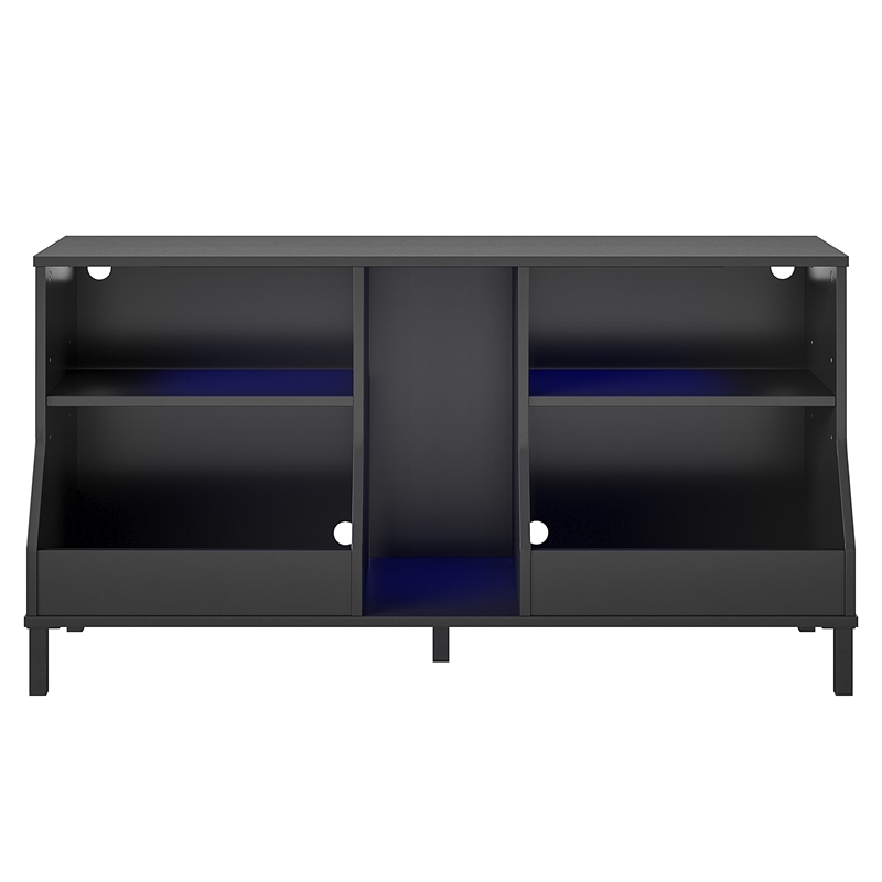 NTense Falcon Youth Gaming TV Stand w/ ARGB LED Lights in Black