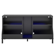 NTense Falcon Youth Gaming TV Stand w/ ARGB LED Lights in Black